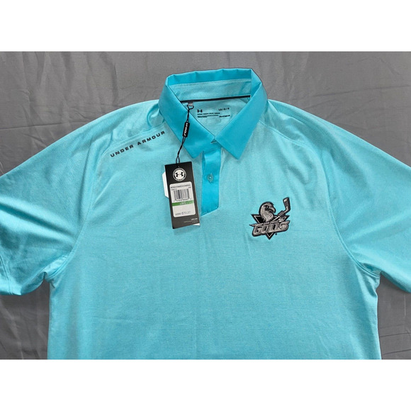 Under Armour Other - Under Armour HeatGear Loose Threadborne Polo Shirt. San Diego Gulls Hockey. NWT!